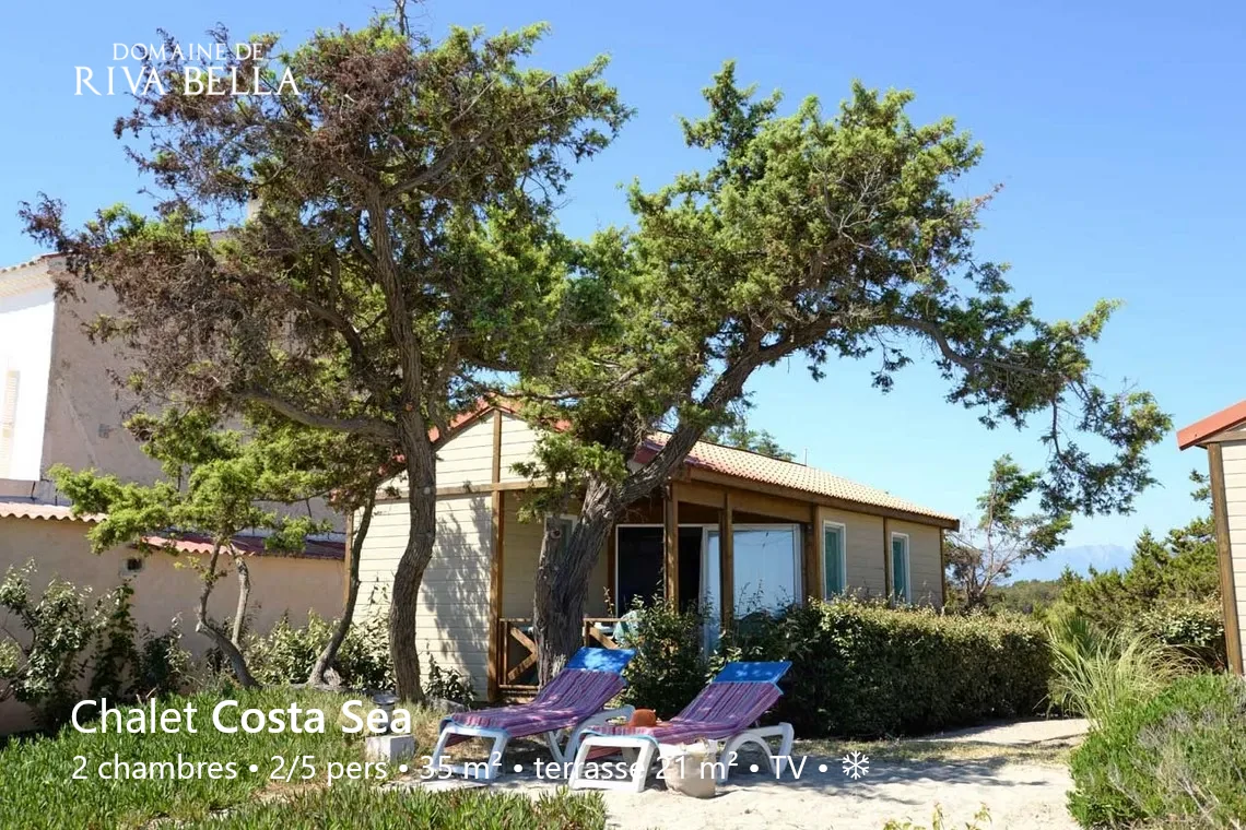 Location naturiste Corse - Chalet Costa Sea 08